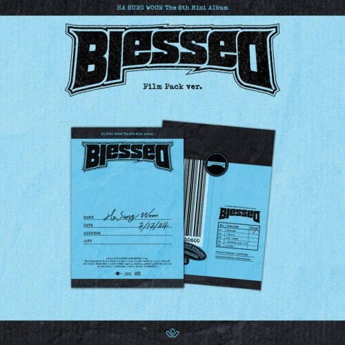 HA SUNG WOON - Blessed (Film Pack Ver.)