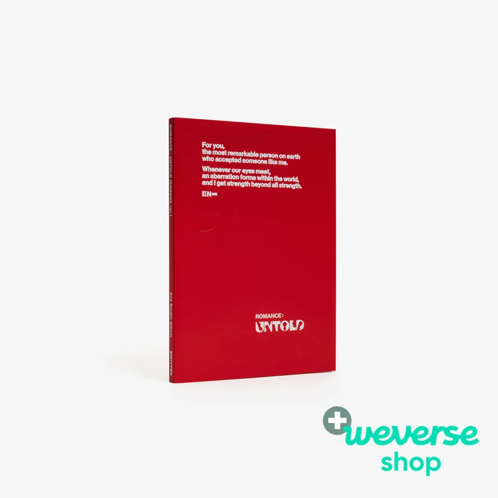 ENHYPEN - ROMANCE : UNTOLD (ENGENE ver.) + Weverse Shop P.O.B "Restock"