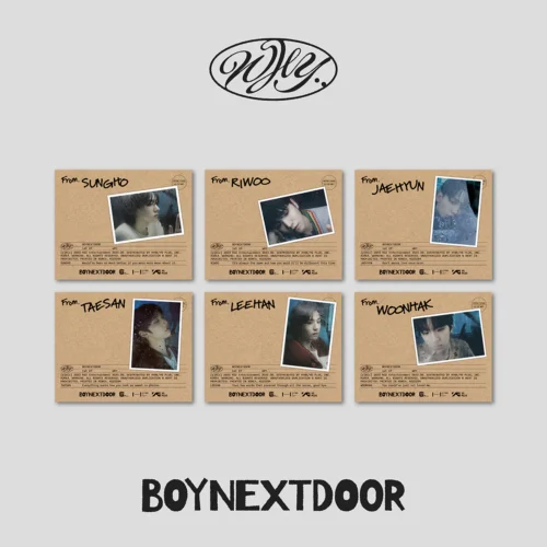 BOYNEXTDOOR - 'WHY..' (LETTER ver.) (Random)