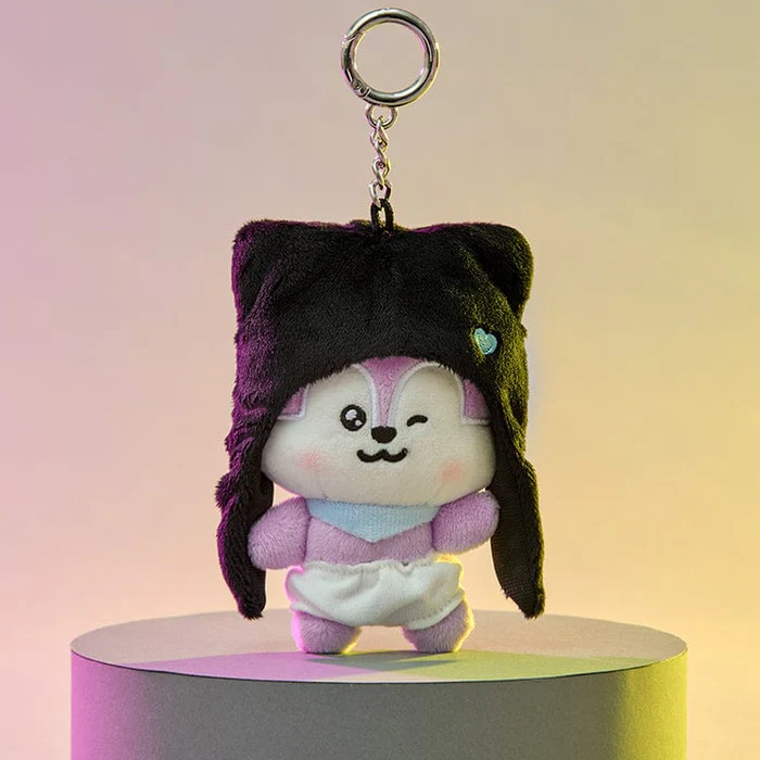 BT21 - MANG Born to Dance Small Doll Keychain (Long Black)