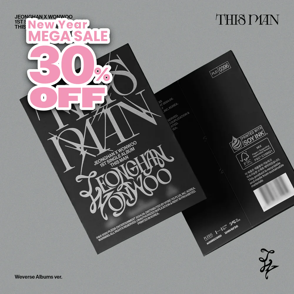 [NEW YEAR] JEONGHAN X WONWOO (SEVENTEEN) - THIS MAN (Weverse Albums ver.)