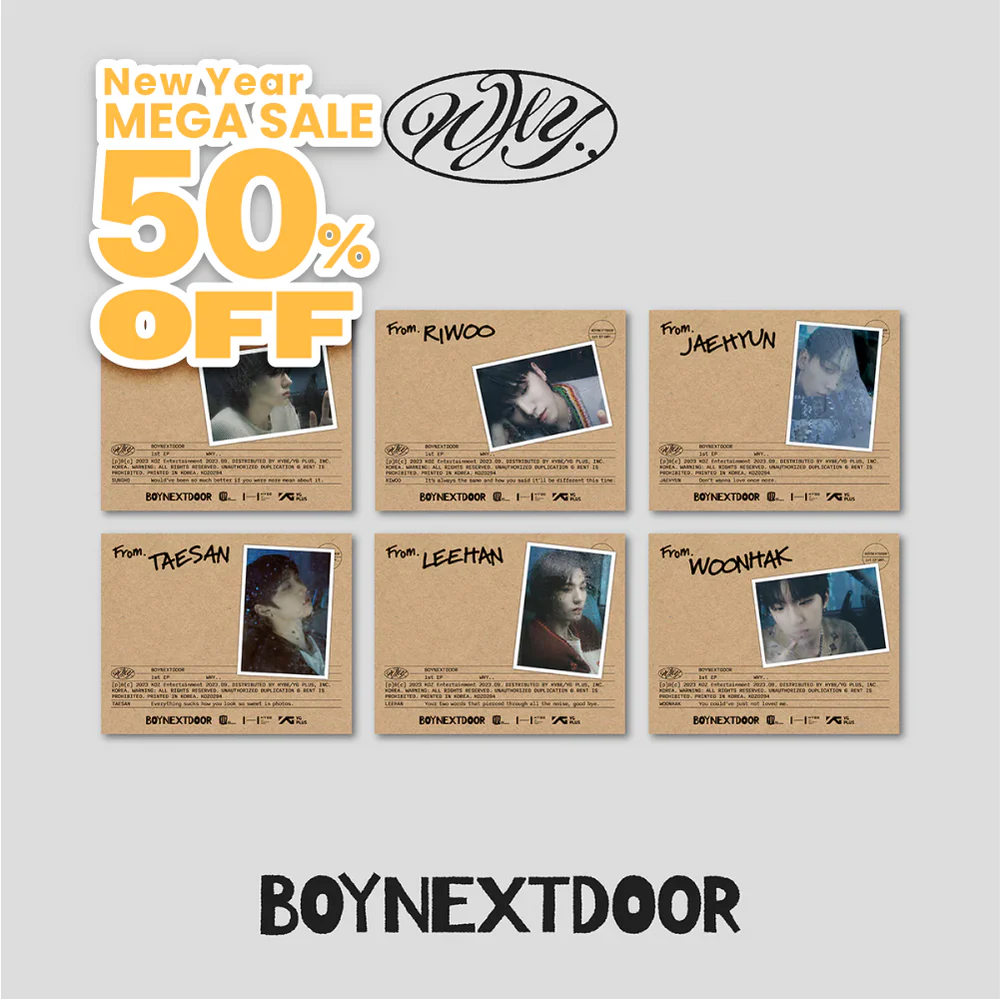 [NEW YEAR] BOYNEXTDOOR - 'WHY..' (LETTER ver.) (Random)