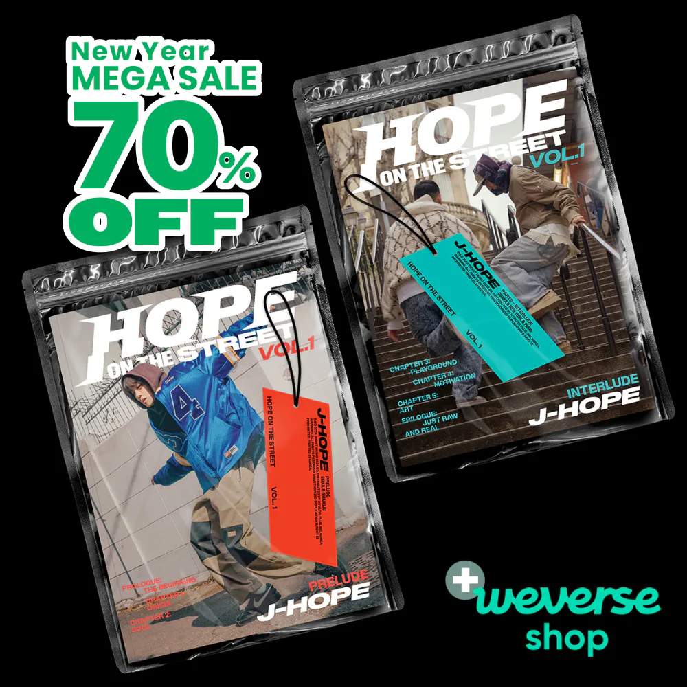 [NEW YEAR] j-hope (BTS) - HOPE ON THE STREET VOL.1 + Weverse Shop P.O.B