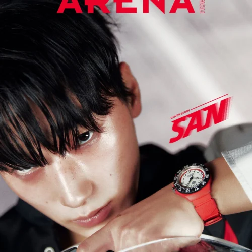 [PRE-ORDER] ARENA HOMME+ KOREA MAGAZINE 2025.08 (COVER : ATEEZ SAN)