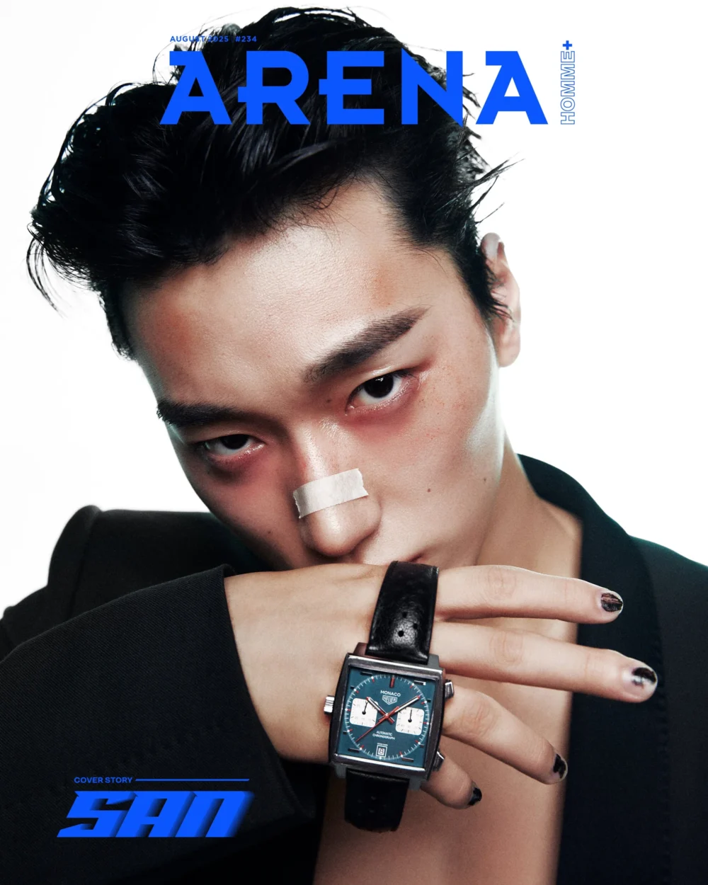 [PRE-ORDER] ARENA HOMME+ KOREA MAGAZINE 2025.08 (COVER : ATEEZ SAN)