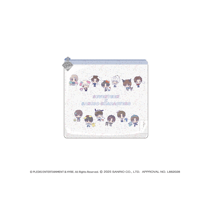 [PRE-ORDER] SEVENTEEN - [SEVENTEEN X SANRIO] Flat Pouch