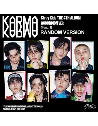 [ACCORDION] Stray Kids 4th Album - KARMA (Random Ver.) CD