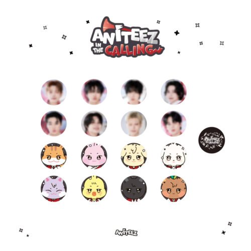 [PRE-ORDER] ATEEZ - [ANITEEZ IN THE CALLING] RANDOM CAN BADGE