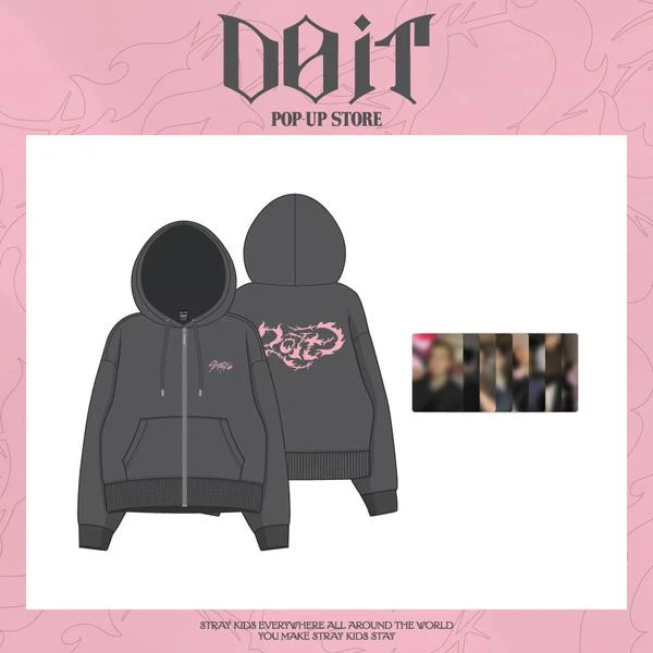 [PRE-ORDER] Stray Kids - [DO IT POP-UP] ZIP-UP HOODIE