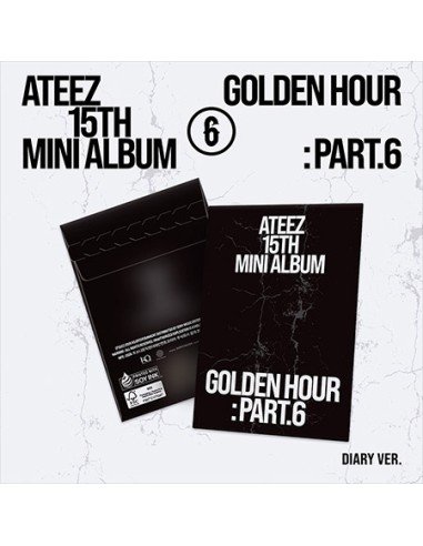 [Smart Album] ATEEZ 15th Mini Album - GOLDEN HOUR : Part.6 (DIARY Ver.) POCAALBUM